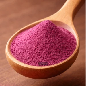 Acai Berry Extract in Wooden Spoon
