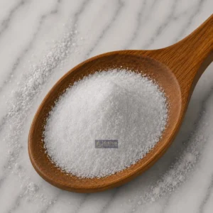 L-Carnitine Powder With Wooden Spoon