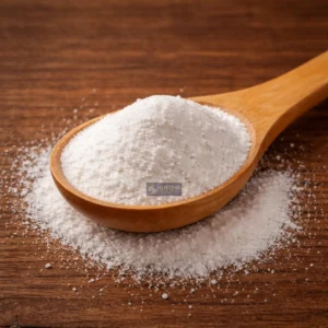 Sodium Citrate on wooden spoon