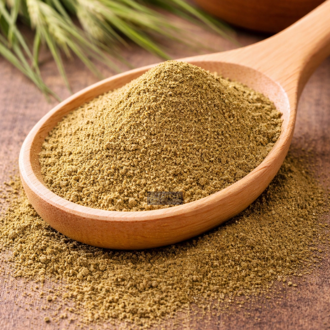 Wooden spoon with Paragis powder