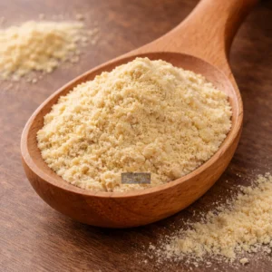 Wooden spoon with RFC powder