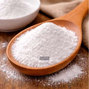 Wooden spoon with STPP powder