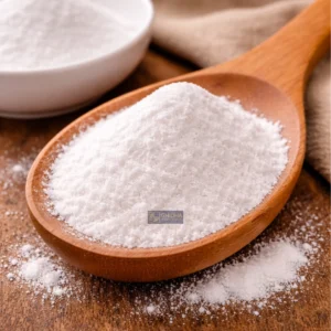 Wooden spoon with TSPP powder