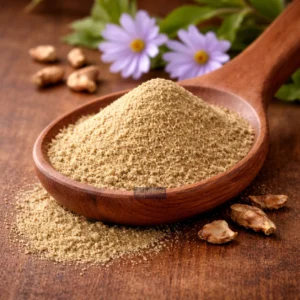 insulin powder in a wooden spoon